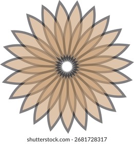 Blooming Lotus Vector Mandala design