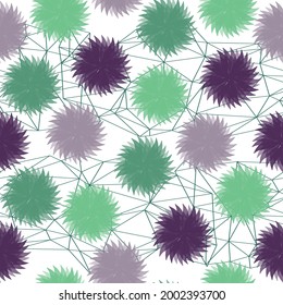 Blooming midsummer meadow seamless pattern.  Plant background for fashion, wallpapers, print.  A lot of different flowers on the field.