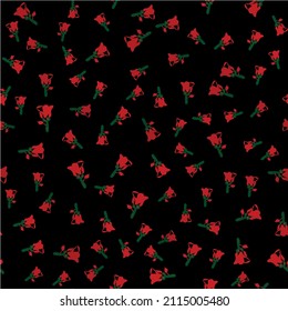 Blooming midsummer meadow seamless pattern. Plant background for fashion, wallpapers, print. A lot of different flowers on the field. Liberty style millefleurs. Trendy floral design