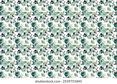 Blooming in a Natural  beautiful  seamless pattern , 