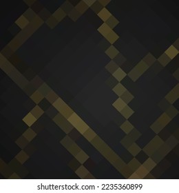 Blooming pixel template. Black pixel background. Vector illustration for your graphic design.Vector illustration for your graphic design.