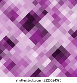 Blooming pixel template. Blue and purple pixel background. Vector illustration for your graphic design.Vector illustration for your graphic design