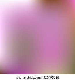 Blooming Rhododendron: pink, green, blue, yellow. Abstract gradient art geometric background with soft color tone. Ideal for artistic concept works, cover designs. 