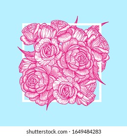 Blooming roses seamless pattern. Floral pattern for fabric. Roses background. vector illustration