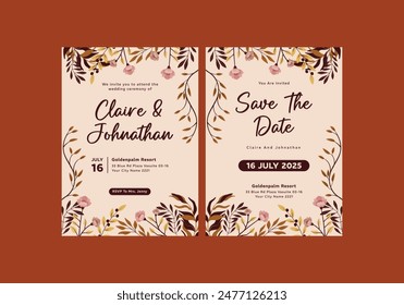 Bloomire Wedding Invitation Template**_ is clean, modern, simply style, and moreover it’s friendly use. It’s Quick And Easy to use to save your time.