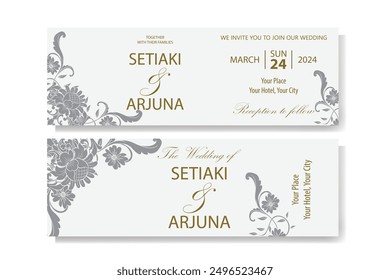 The Blooms Greenery Floral Foliage Ornament Corner Text Separator Elegance Frame for Invitations