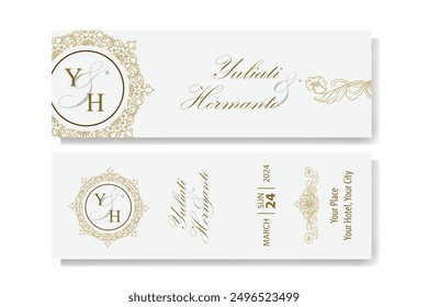 The Blooms Greenery Floral Foliage Ornament Corner Text Separator Elegance Frame for Invitations
