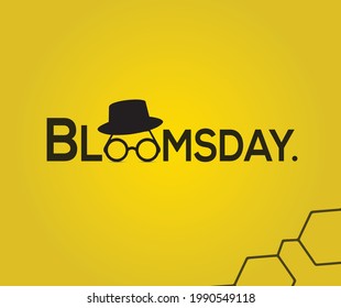 Bloomsday. Eye Glass Theme Design. Flyer, Banner