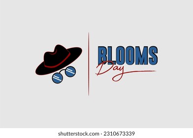 bloomsday Holiday concept. Template for background, banner, card, poster, t-shirt with text inscription