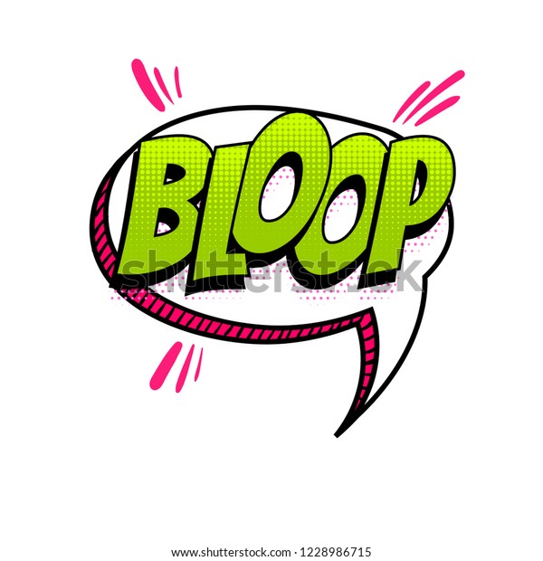 Bloop Splash Slap Spanish Language Comic Stock Vector Royalty Free 1228986715