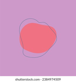 blop color set abstract element blop