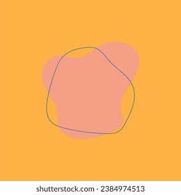 blop color set abstract element pastel
