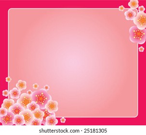 Blossom with border