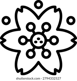 Blossom Boulevard Vector Design Icon Style