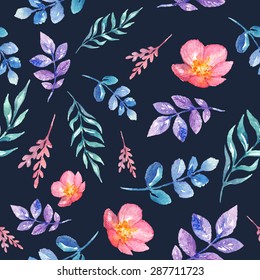 blossom briar. seamless pattern