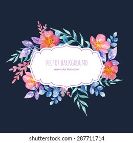 blossom briar. vector background