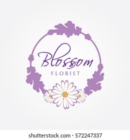 Blossom Florist Logo Sign Symbol Icon