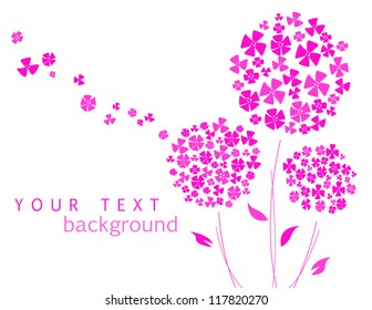 Blossom flower background