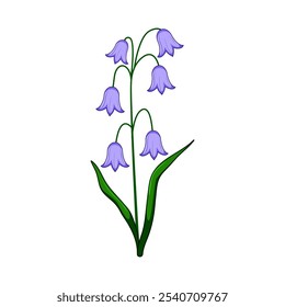 blossom flower branch cartoon. petal bloom, bouquet fragrance, nature foliage blossom flower branch sign. isolated symbol vector illustration