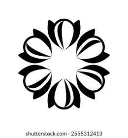 Blossom Flower Ornamental Decoration Icon illustration design