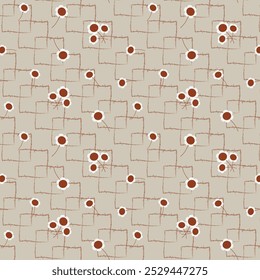 Blossom Flowers seamless vector pattern