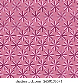 Flores de flor padrão de vetor sem costura