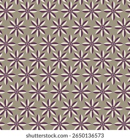 Flores de flor padrão de vetor sem costura