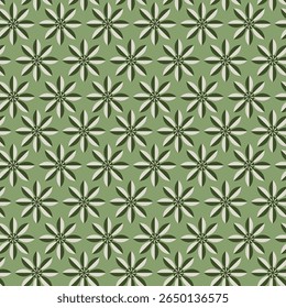 Flores de flor padrão de vetor sem costura