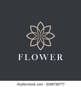 blossom. graphic image of flowers for logo design.