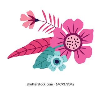 blossom icon cartoon isolated vector illustration graphic design