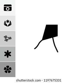 Blossom icon. collection of 6 blossom filled icons such as flower. editable blossom icons for web and mobile.