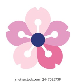 Blossom Icon Illustration for web, app, infographic, etc