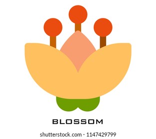 Blossom icon signs
