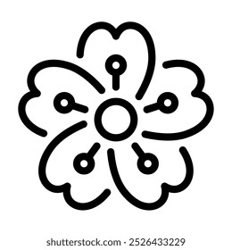Ícone de flor para web, app, infográfico, etc