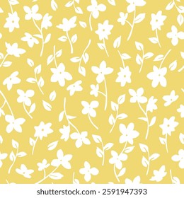 blossom light garden seamless pattern