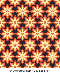 Flor sin patrón. Patrón floral de patchwork sin costuras