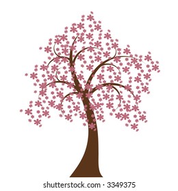 blossom tree vector