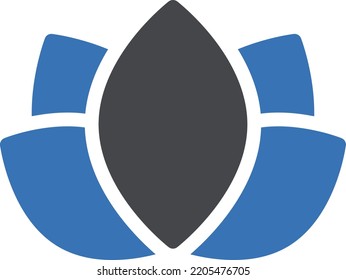 imagen de flor Vector en un fondo transparente. Símbolos de calidad superior. Iconos vectoriales de glifos para diseño de conceptos y gráficos.
