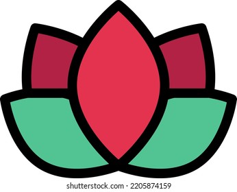 imagen del vector de flor en un fondo transparente.Símbolos de calidad superior.Iconos vectores de trazo para el diseño de conceptos y gráficos.