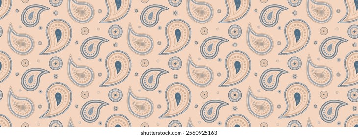 Blossom victorian by curve trendy. Festival paisley as image nature. Retro elegance, boho minimal. Stroke motif on sketching sparse.