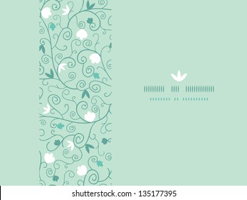 Blossoming  Branches Horizontal Seamless Pattern Background