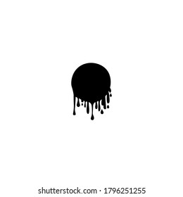 Blot black sign icon. Vector illustration eps 10