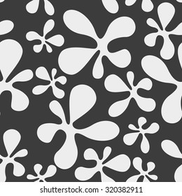 Blot in a chaotic pattern, seamless vector background.