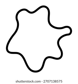 Blot  icon vector. blotch illustration sign. blur symbol. spray Logo. splatter web icons.