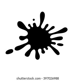 blot isolated on white background