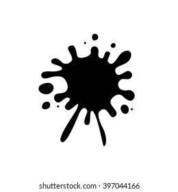blot isolated on white background