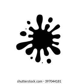 blot isolated on white background