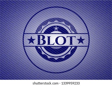 Blot jean background