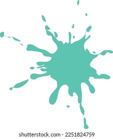 Vector de ilustración de la pintura de color 