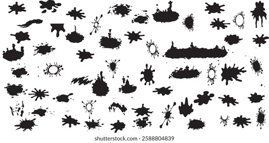 Blot Vector Icon set. blotch illustration sign collection. blur Symbol.